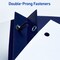 Avery Durable Clear Front Report Covers, 3 Double-Prong Fasteners, Holds up to 25 Sheets, 25 Dark Blue Covers (47961)